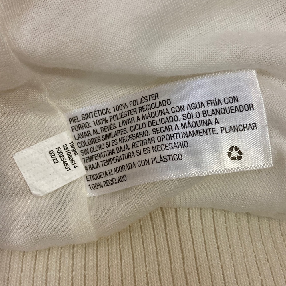 Women's Cream Faux Fur Zip-Front Jacket - Picture 10 of 13